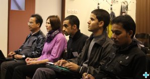 Students attending the lectures at CETS'2013