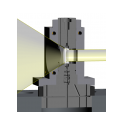 3D CAD view of the Stop-Flow observation head 3D CAD view of the Stop-Flow observation head